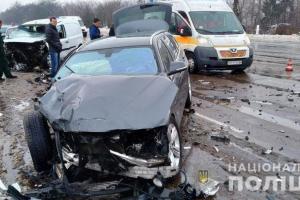 В  Житомире в ДТП попал конвойный автомобиль с арестантами