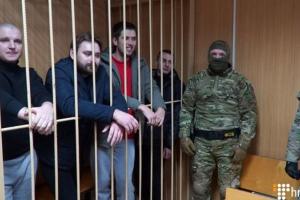 В Москве состоялся суд над военнопленными моряками: решался вопрос о продлении меры пресечения