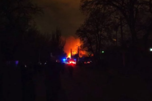 В Кропивницком произошел пожар на автостоянке, травмированы три человека