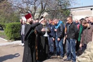 В Северодонецке провожали первых весенних призывников Луганщины
