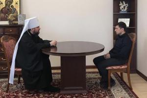 Зеленский встретился с митрополитом Епифанием