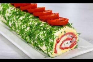 Роллы из плавленых сырков. Быстро, вкусно и просто