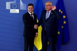 Зеленский в Брюсселе встретился с Юнкером и Столтенбергом