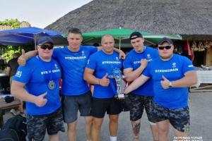 Патрульные Луганщины заняли четвертое место в первом Чемпионате патрульной полиции по стронгмену