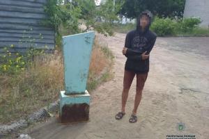 В Рубежном был задержан кладбищенский мародер