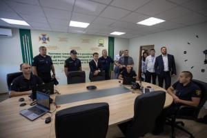 В Мариуполе открыли новый центр разминирования ГСЧС с участием президента