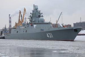 Российский военный корабль заметили у берегов Латвии