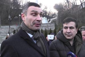 Кличко предложил Саакашвили стать председателем партии "Удар"