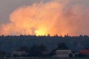 В России горит полигон по утилизации боеприпасов