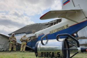 В Чечне самолет упал на дом, есть пострадавшие