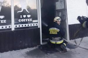 В Днепре утром горела кофейня