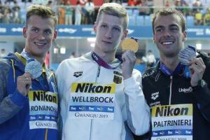 Украинский пловец Романчук занял второе место на чемпионате мира в Кванджу