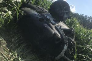 В Сумской области упал вертолет Ми-2