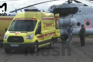 В Архангельской области РФ после взрыва на полигоне заметили людей в костюмах радиационной защиты