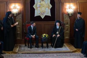 Зеленский на Фанаре встретился с патриархом Варфоломеем
