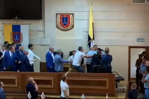 В Одесском облсовете депутаты устроили побоище