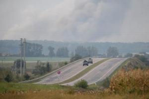 На военных складах в Калиновке снова прогремели взрывы