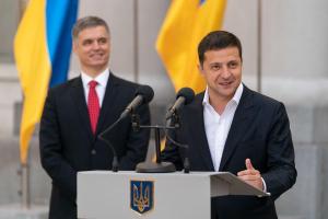 Зеленский представил дипломатам нового главу МИД Пристайко