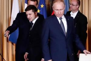 Переговоры Зеленского и Путина завершились