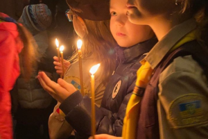 В Украину прибыл Вифлеемский огонь мира