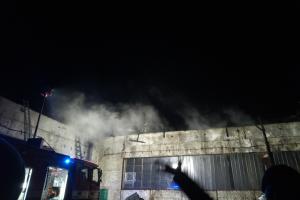 Масштабный пожар в Кременной: горели склады предприятия