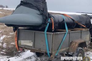 На Луганщине украинец пытался тайно провезти в Россию часть военного вертолета