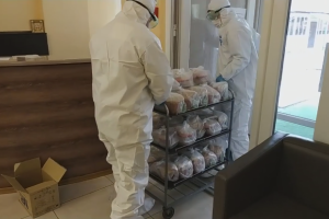 Как кормят эвакуированных: Появилось видео из санатория "Новые Санжары"