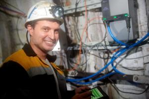 В Украине впервые проложили Wi-Fi на 500-метровой глубине в шахте