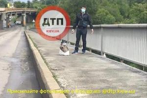 Минера моста Метро в Киеве задержали правоохранители: видео