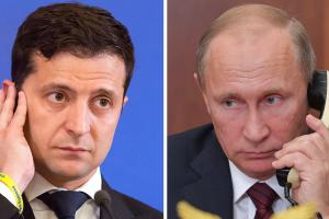 Зеленский провел телефонный разговор с Путиным: обсуждали прекращение огня на Донбассе