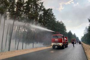 На Луганщині внаслідок обстрілу загорівся ліс