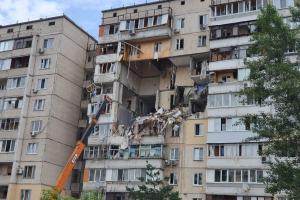 Хозяйке разрушенной взрывом квартиры в Киеве пришел счет за коммуналку