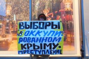 В окупованому Криму проходять місцеві "вибори": в МЗС України відреагували на те, що відбувається