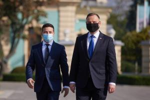 Зеленский на встрече с Дудой: Между Украиной и Польшей не может быть никаких споров, кроме одного