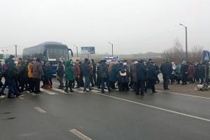 На Полтавщине люди перекрыли трассу из-за высоких тарифов на распределение газа
