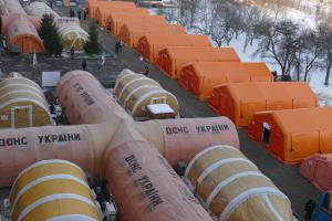 Перший в Україні мобільний госпіталь для хворих на COVID-19 показали зсередини