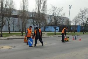 КП "Северодонецккоммунсервис" возобновило ремонт городских дорог