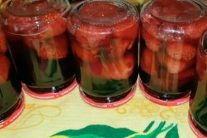 Клубничное варенье без варки ягод