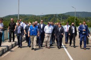 Зеленський під час візиту у Грузію побував на межі з окупованою Абхазією