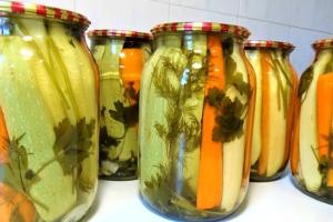 Маринованные кабачки на зиму