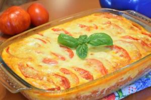 Вкуснейшая кабачковая запеканка с добавлением мяса и сыра