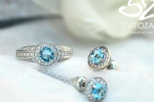 Эксклюзивные серебряные кольца SVITOZAR