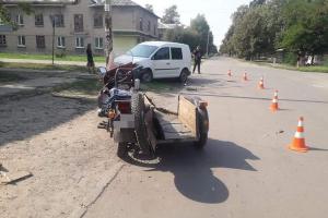 У Новодружеську сталася ДТП, в результаті якої травмований мотоцикліст