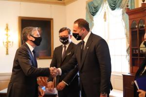 Підготовка візиту Зеленського до США: У Вашингтоні Кулеба та Єрмак зустрілися з Блінкеном