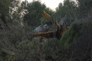 В Греции разбился самолет, который тушил лесные пожары