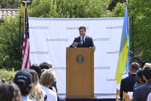 Під час візиту до США Зеленський виступив у Стенфордському університеті