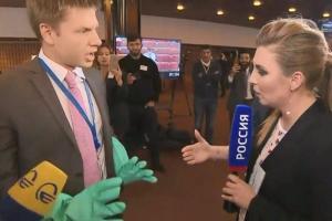 Гончаренко и Скабеева устроили перепалку из-за футболки