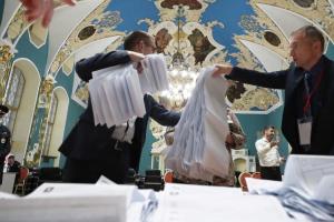 На виборах до Держдуми прогнозовано лідирує "Єдина Росія"
