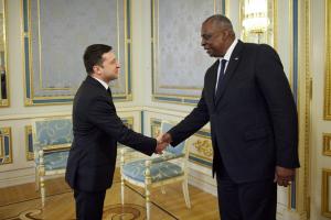 Зеленський зустрівся з міністром оборони США Ллойдом Остіном