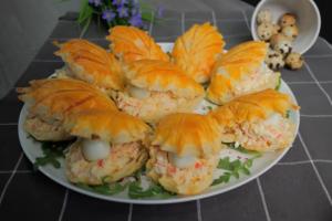 Фаршированные ракушки с жемчужиной